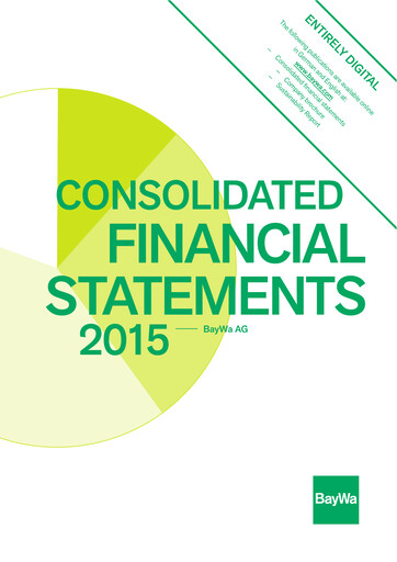 Thumbnail BayWa
 Financial Report 2015