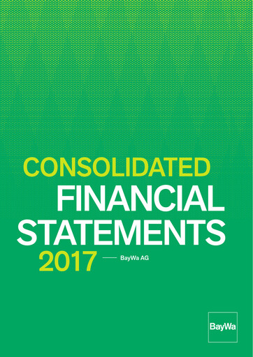 Thumbnail BayWa
 Financial Report 2017