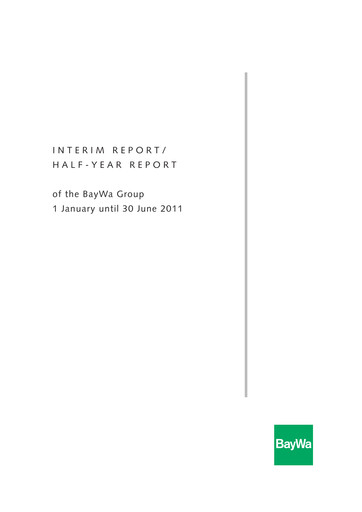 Thumbnail BayWa
 Half-year Report 2011-h1
