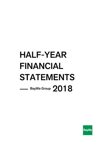 Thumbnail BayWa
 Half-year Report 2018-h1