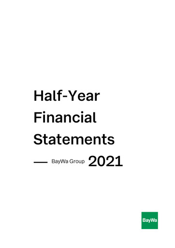 Thumbnail BayWa
 Half-year Report 2021-h1