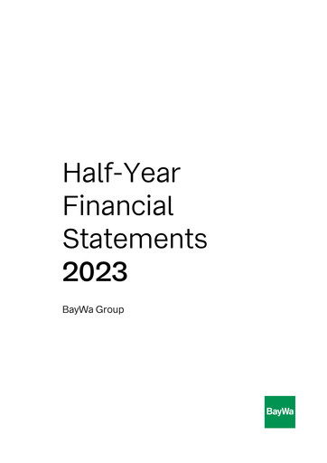 Thumbnail BayWa
 Half-year Report 2023-h1