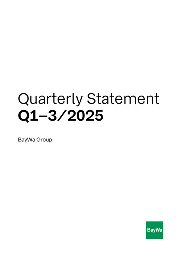 Thumbnail BayWa
 Quarterly Report 2025-q3