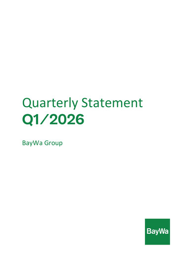 Thumbnail BayWa
 Quarterly Report 2026-q1