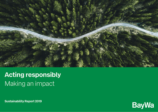 Thumbnail BayWa
 Sustainability Report 2019