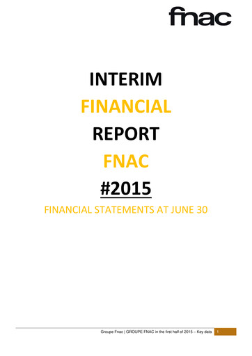 Thumbnail Fnac Darty Half-year Report 2015-h1