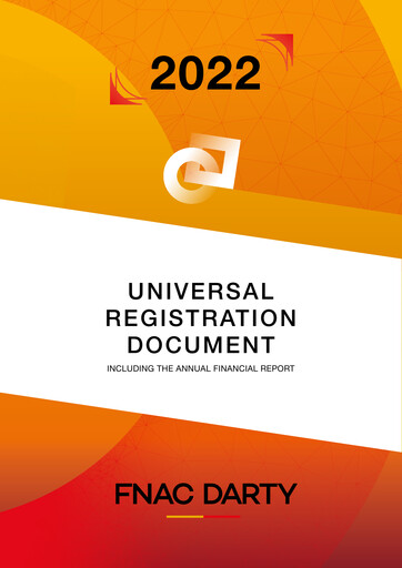 Thumbnail Fnac Darty Universal Registration Document 2022