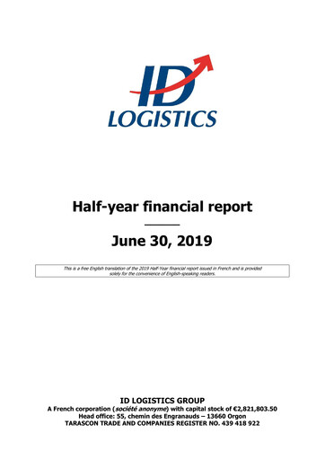 Thumbnail ID Logistics Group Half-year Report 2019-h1