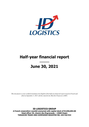 Thumbnail ID Logistics Group Half-year Report 2021-h1