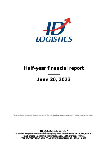 Thumbnail ID Logistics Group Half-year Report 2023-h1