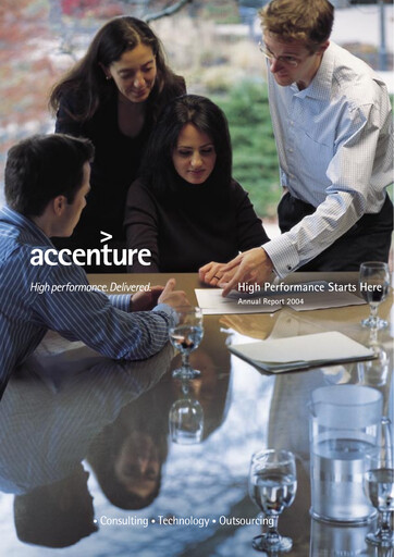Thumbnail Accenture Annual Report 2004
