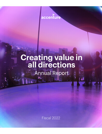 Thumbnail Accenture Annual Report 2022
