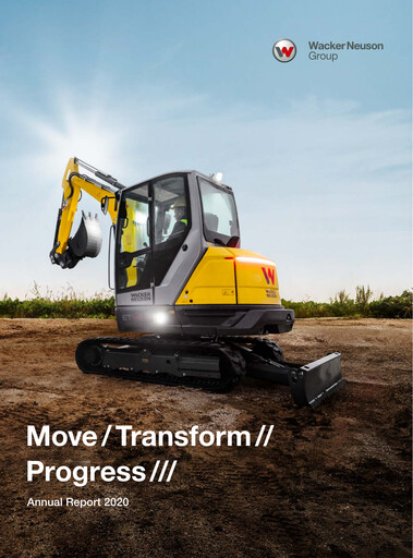 Miniature Wacker Neuson
 Rapport annuel 2020