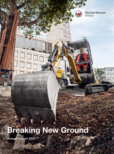 Miniature Wacker Neuson
 Rapport annuel 2021
