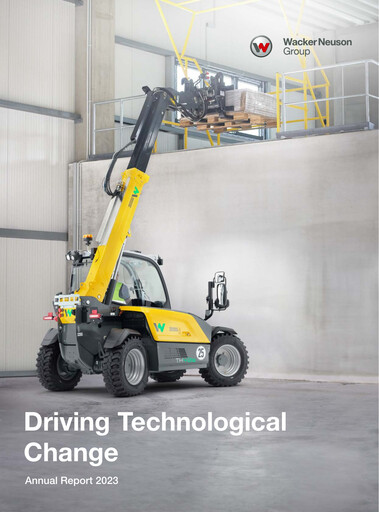 Miniature Wacker Neuson
 Rapport annuel 2023