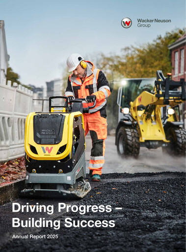 Thumbnail Wacker Neuson
 Annual Report 2025