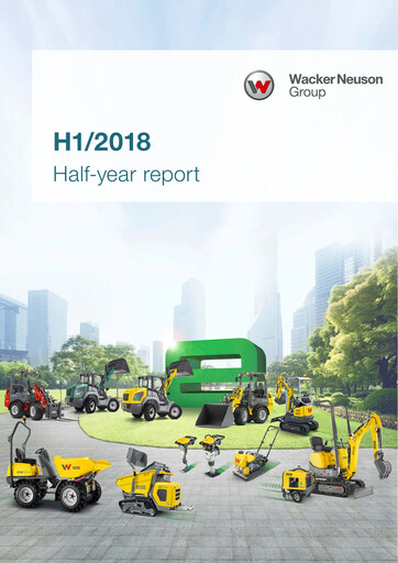 Thumbnail Wacker Neuson
 Half-year Report 2018-h1