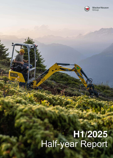 Thumbnail Wacker Neuson
 Half-year Report 2025-h1