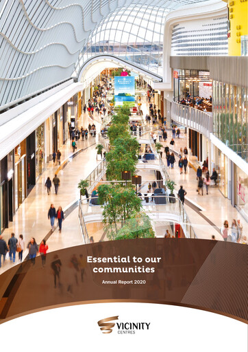 Thumbnail Vicinity Centres Annual Report 2020