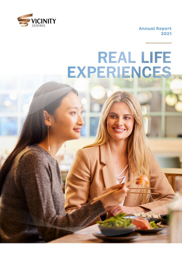 Thumbnail Vicinity Centres Annual Report 2021