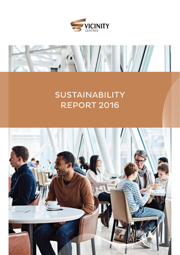 Thumbnail Vicinity Centres Sustainability Report 2016