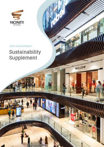 Thumbnail Vicinity Centres Sustainability Report 2024