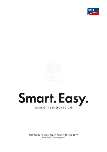 Thumbnail SMA Solar Technology
 Half-year Report 2019-h1