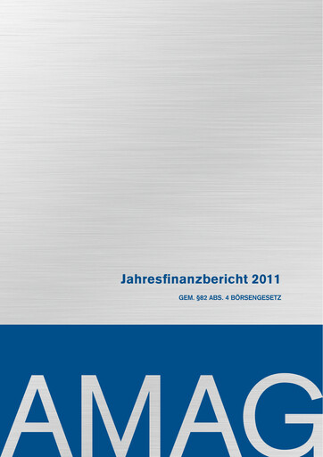 Thumbnail AMAG Austria Metall Financial Report 2011