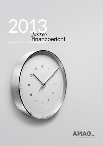 Thumbnail AMAG Austria Metall Financial Report 2013