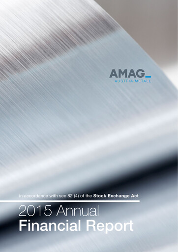 Thumbnail AMAG Austria Metall Financial Statement 2015