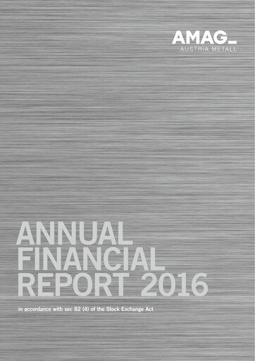 Thumbnail AMAG Austria Metall Financial Statement 2016