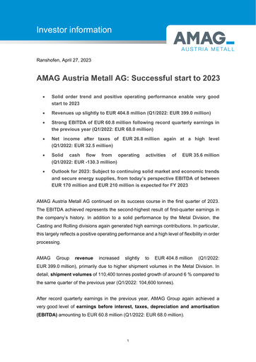 Thumbnail AMAG Austria Metall Quarterly Report 2023-q1