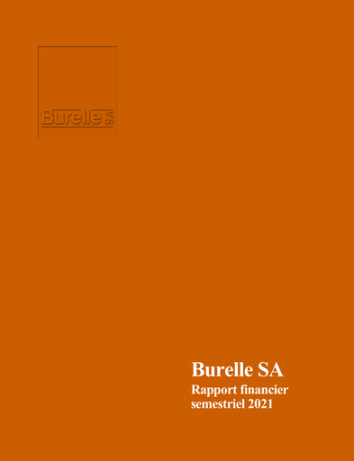 Miniature Burelle Rapport semestriel 2021-h1