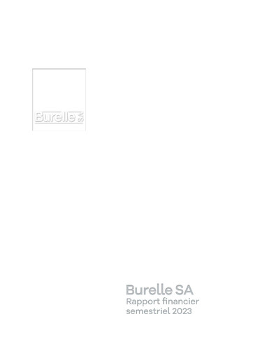 Miniature Burelle Rapport semestriel 2023-h1
