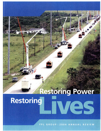 Thumbnail Nextera Energy Annual Report 2004