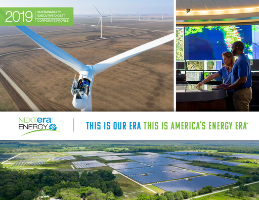 Thumbnail Nextera Energy Sustainability Report 2019