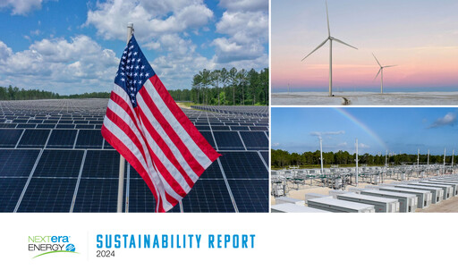 Thumbnail Nextera Energy Sustainability Report 2024