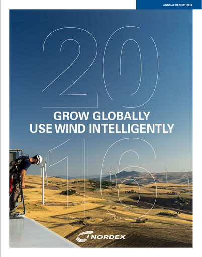 Thumbnail Nordex Annual Report 2016