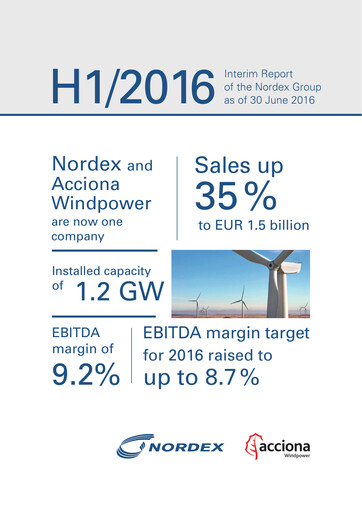 Thumbnail Nordex Half-year Report 2016-h1