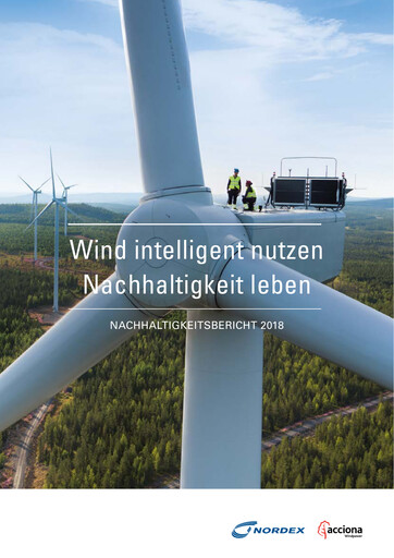 Thumbnail Nordex Sustainability Report 2018