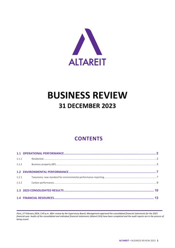 Miniature Altareit Rapport financier 2023