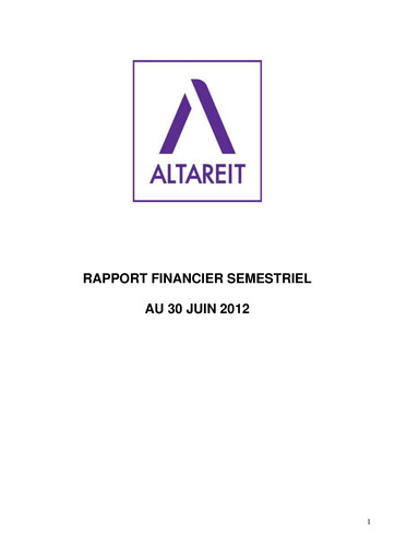 Miniature Altareit Rapport semestriel 2012-h1