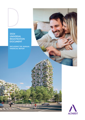 Thumbnail Altareit Universal Registration Document 2024