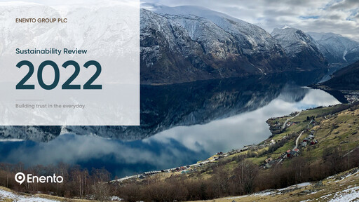 Thumbnail Enento Group
 Sustainability Report 2022