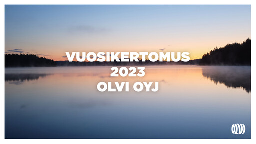 Miniature Olvi plc Rapport annuel 2023
