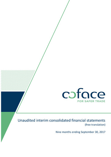 Thumbnail Coface
 Financial Statement 2017-9m