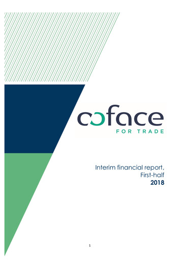 Thumbnail Coface
 Half-year Report 2018-h1