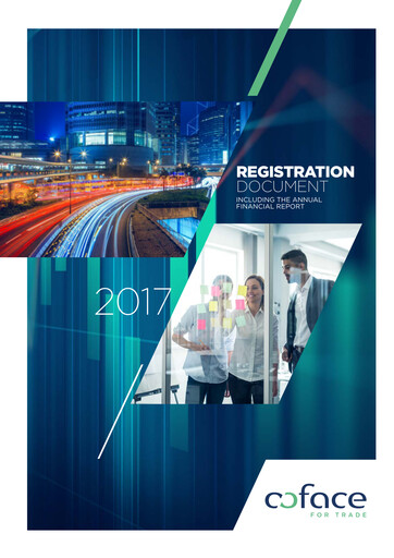 Thumbnail Coface
 Universal Registration Document 2017