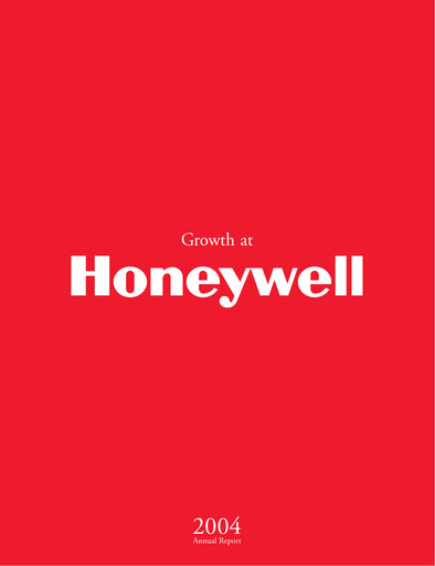 Thumbnail Honeywell Annual Report 2004
