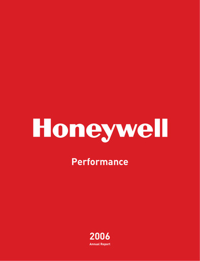 Thumbnail Honeywell Annual Report 2006